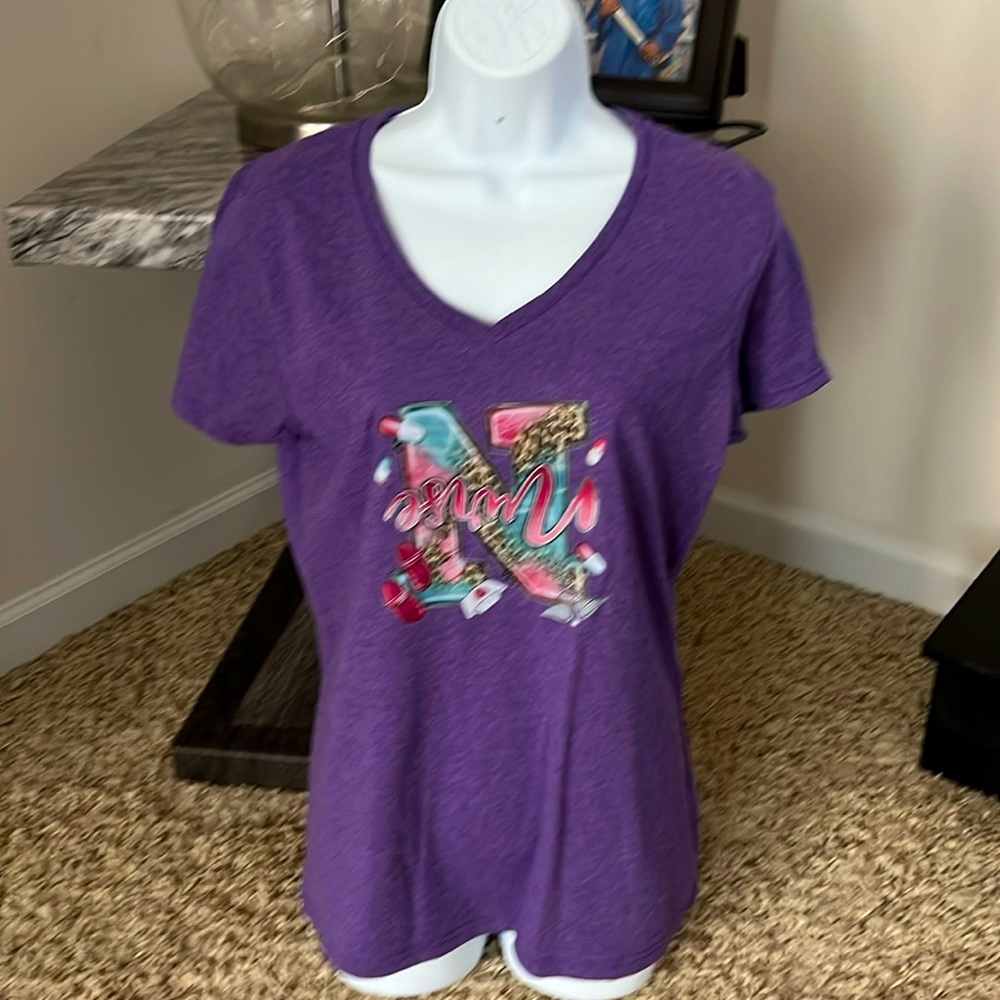 Large purple t- shirt